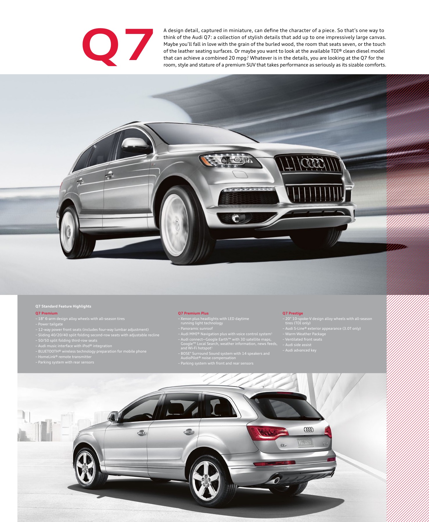 2012 Audi Brochure Page 1